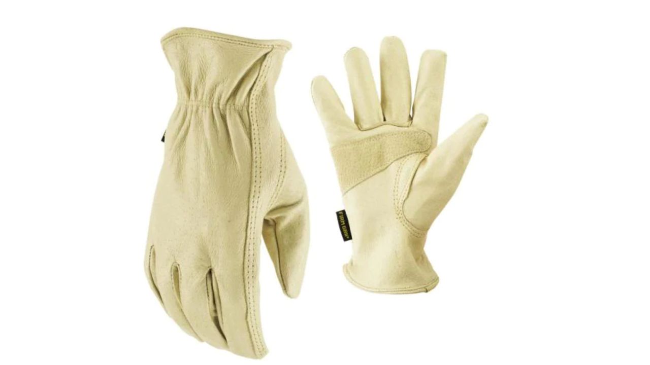 Firm Grip Large Grain Pigskin Leather Work Gloves